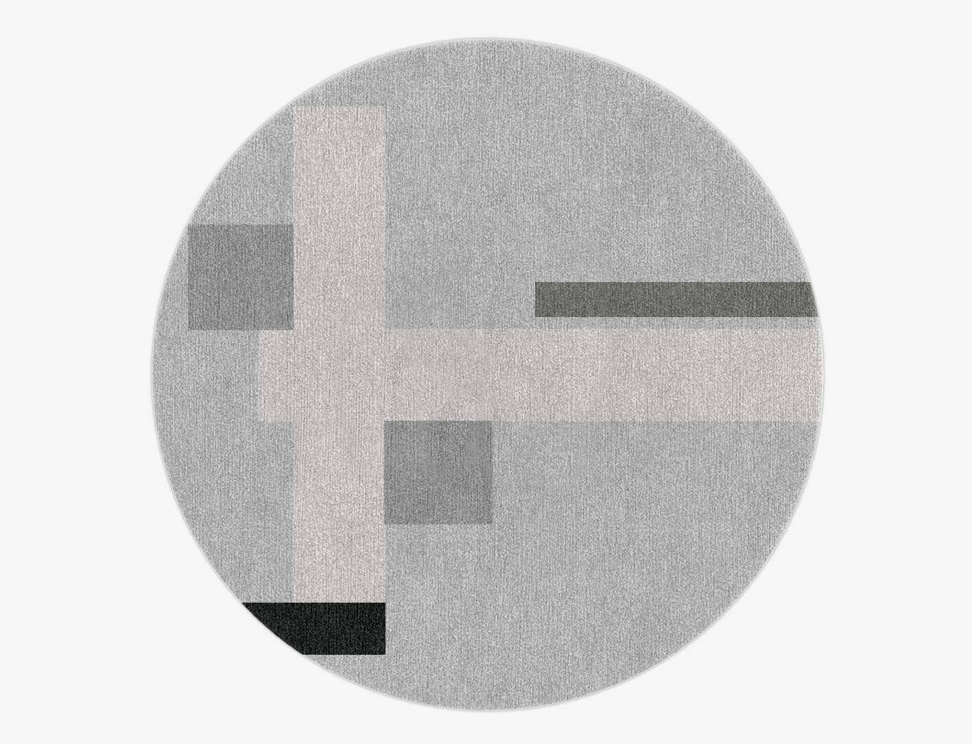 Goombah  Round Hand Knotted Tibetan Wool Custom Rug by Rug Artisan