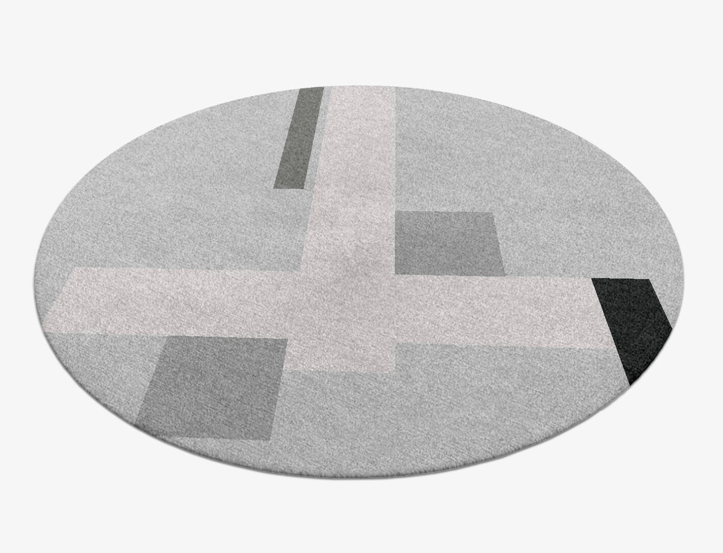 Goombah  Round Hand Knotted Tibetan Wool Custom Rug by Rug Artisan