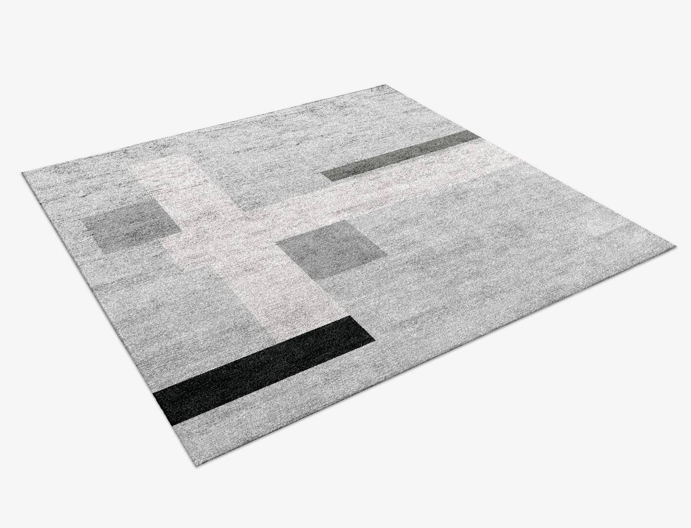 Goombah  Square Hand Knotted Bamboo Silk Custom Rug by Rug Artisan