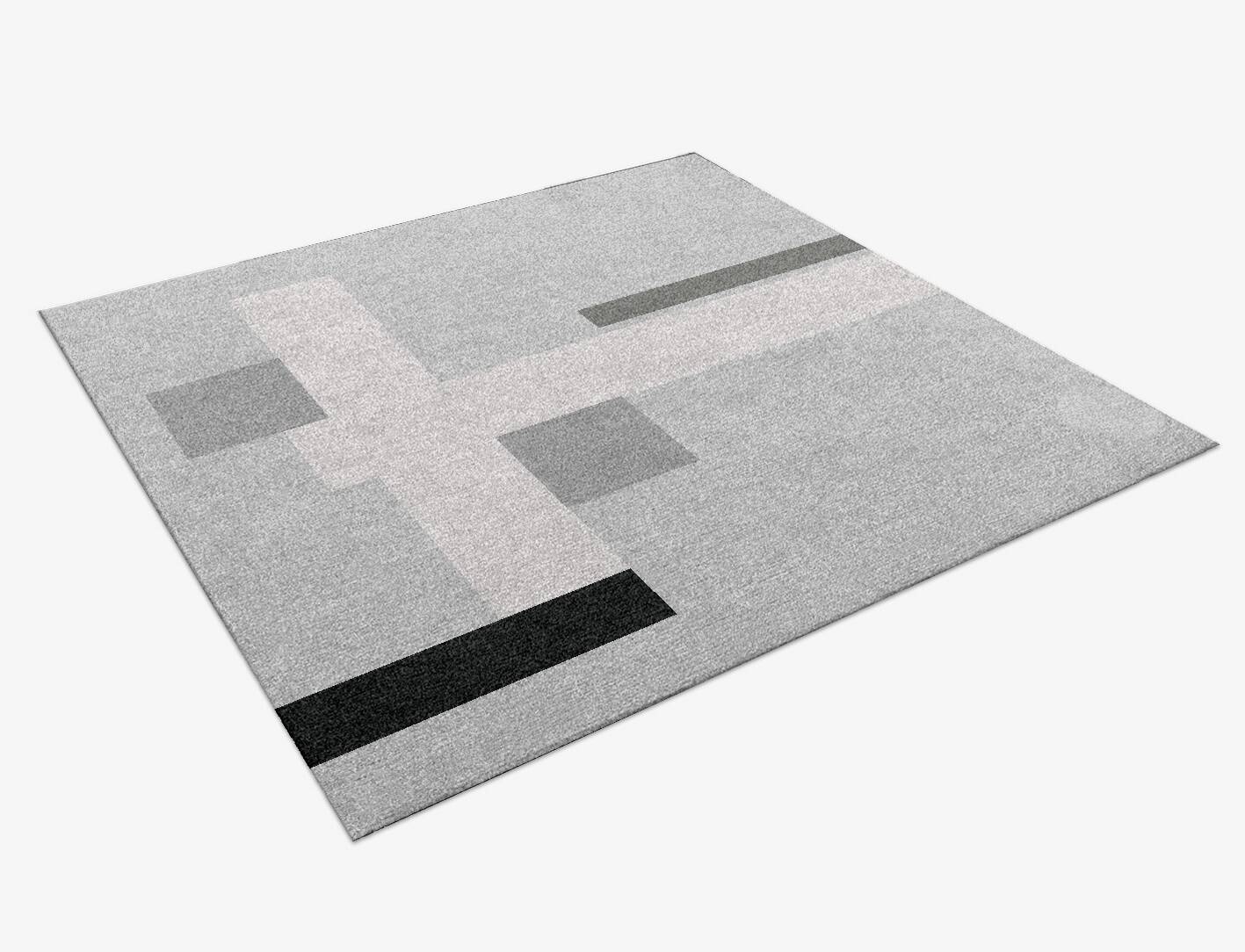 Goombah  Square Hand Knotted Tibetan Wool Custom Rug by Rug Artisan