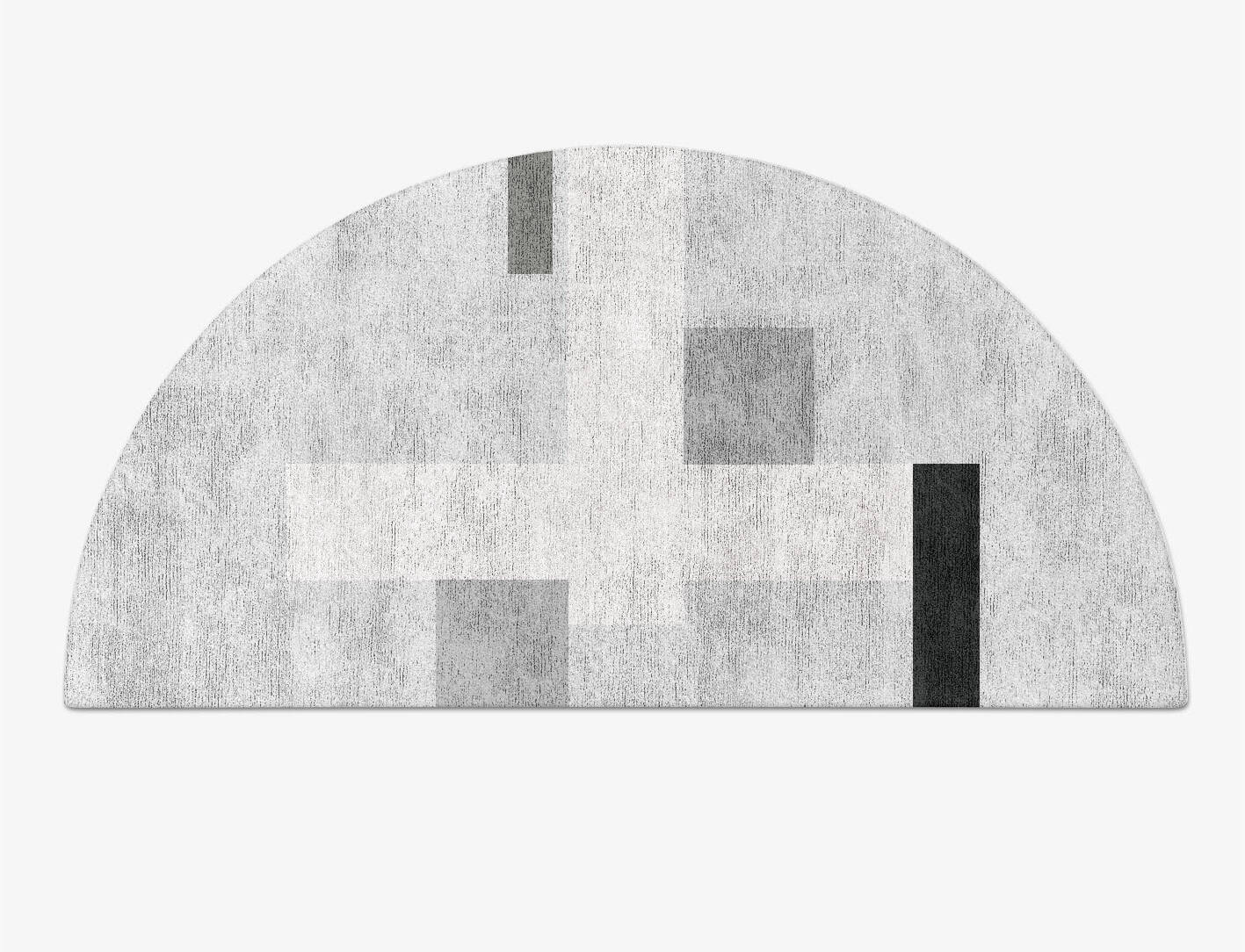 Goombah  Halfmoon Hand Tufted Bamboo Silk Custom Rug by Rug Artisan