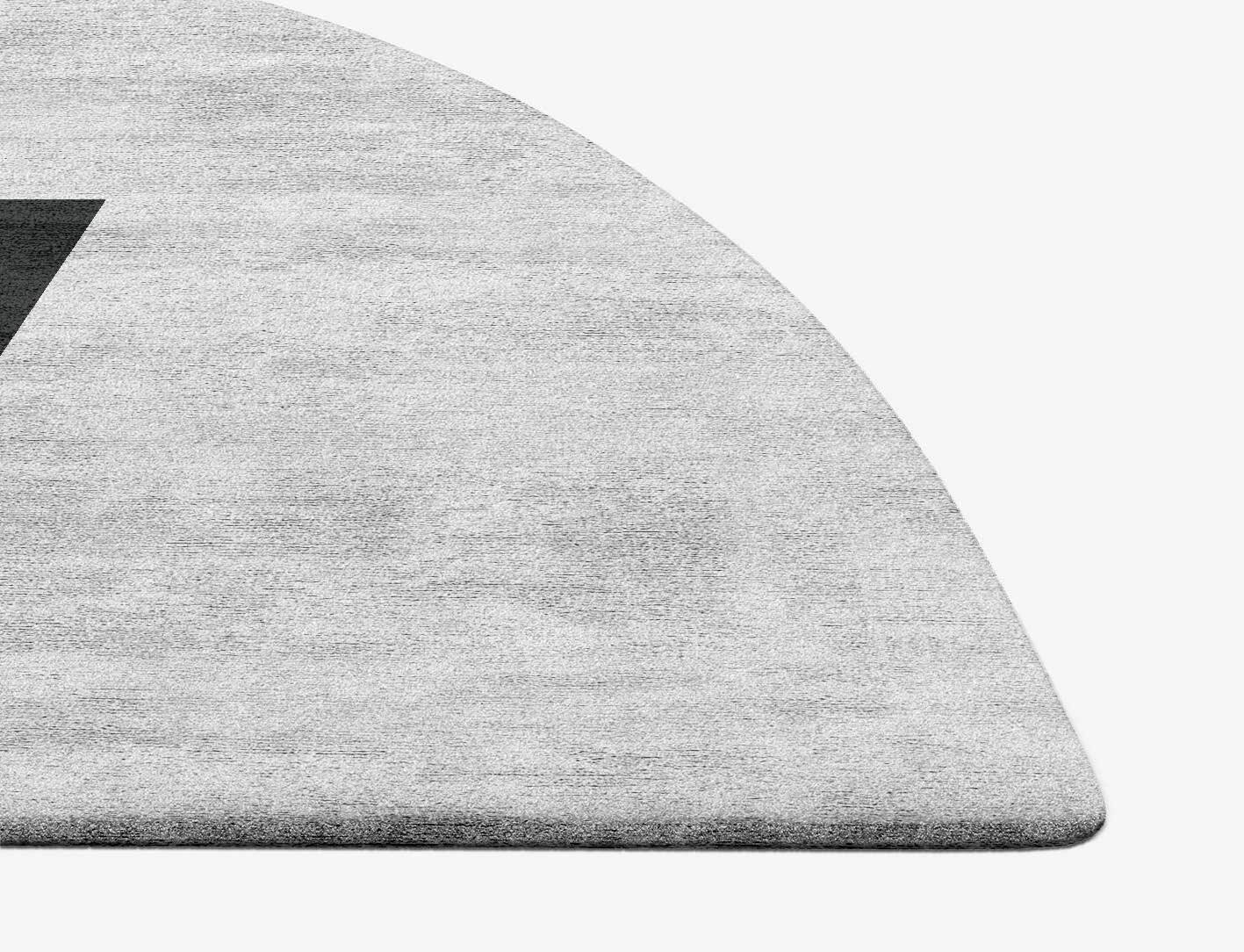 Goombah  Halfmoon Hand Tufted Bamboo Silk Custom Rug by Rug Artisan