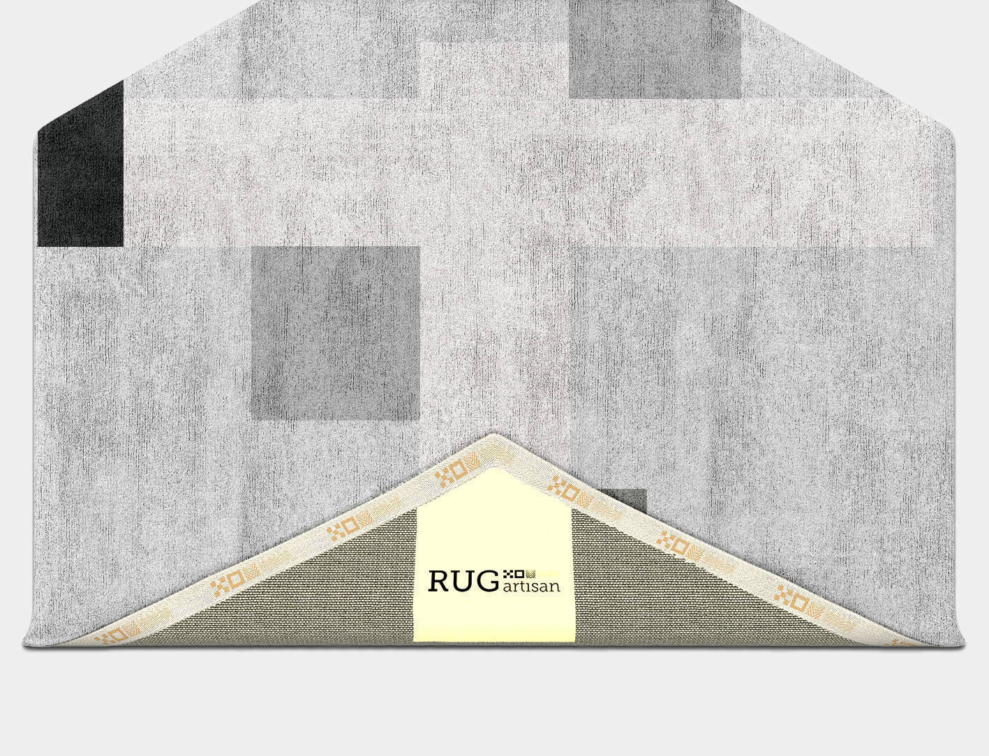 Goombah  Hexagon Hand Tufted Bamboo Silk Custom Rug by Rug Artisan