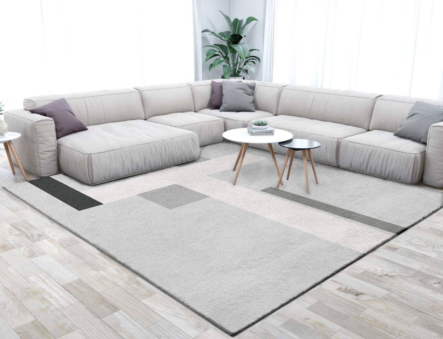 Goombah  Square Hand Tufted Pure Wool Custom Rug by Rug Artisan