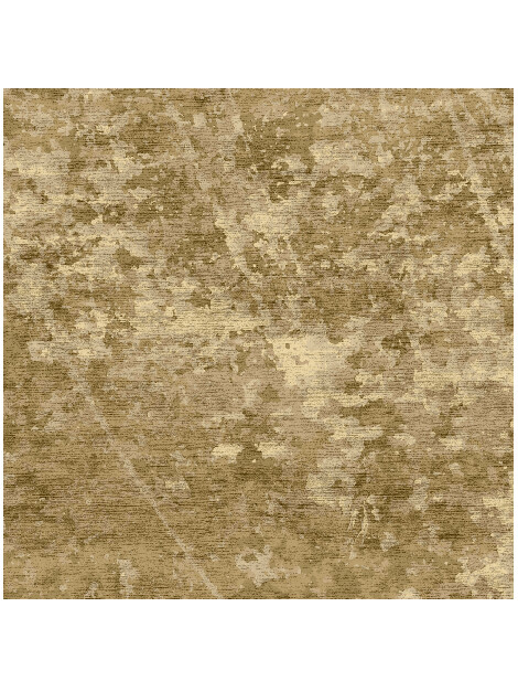 Gorge Brush Strokes Square Hand Knotted Bamboo Silk Custom Rug by Rug Artisan
