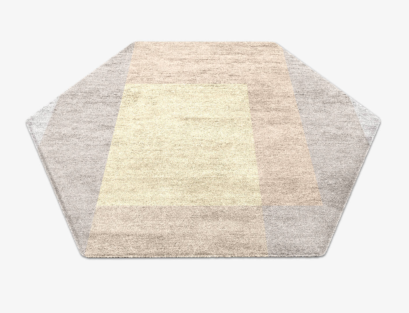 Goya  Hexagon Hand Knotted Bamboo Silk Custom Rug by Rug Artisan