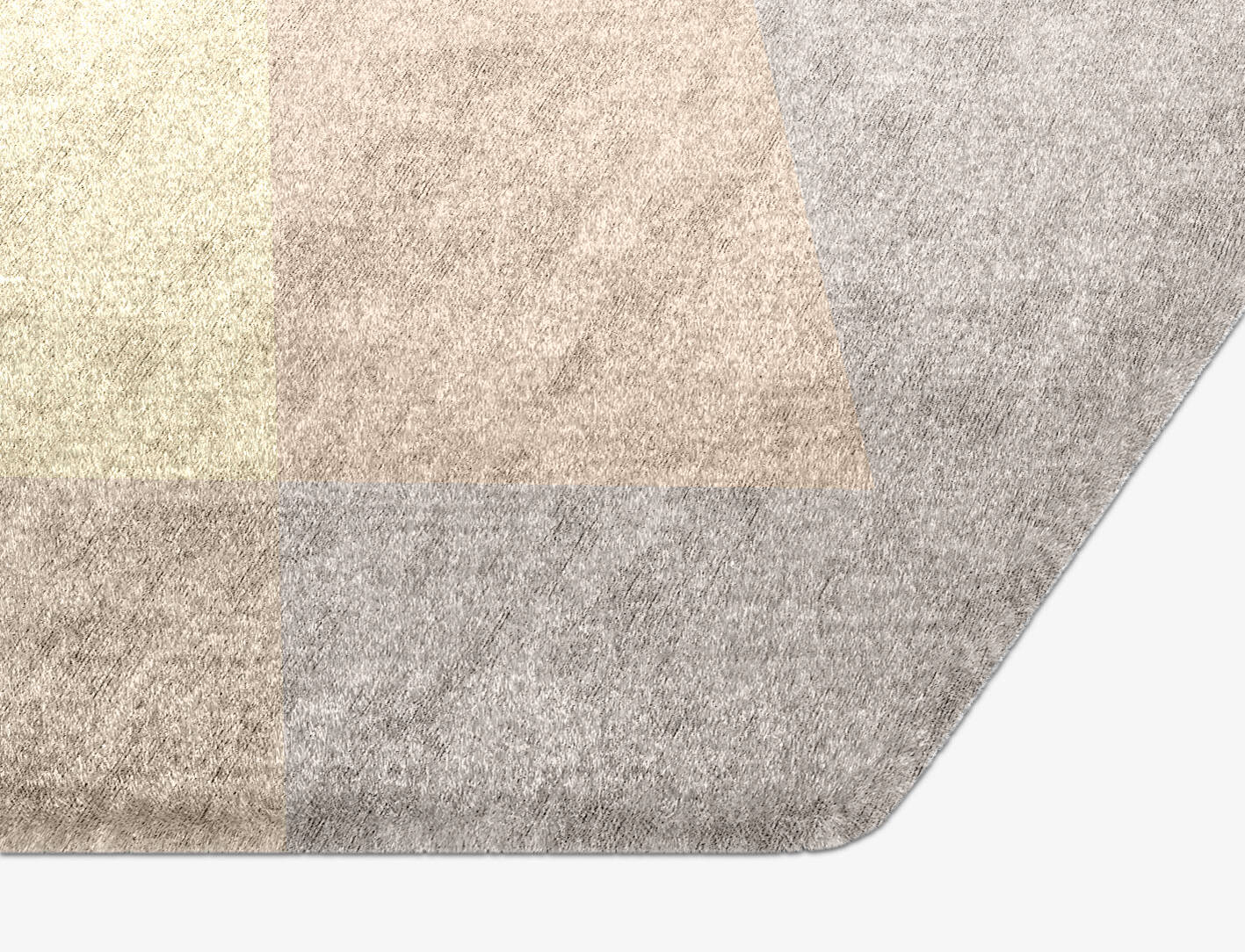 Goya  Hexagon Hand Knotted Bamboo Silk Custom Rug by Rug Artisan