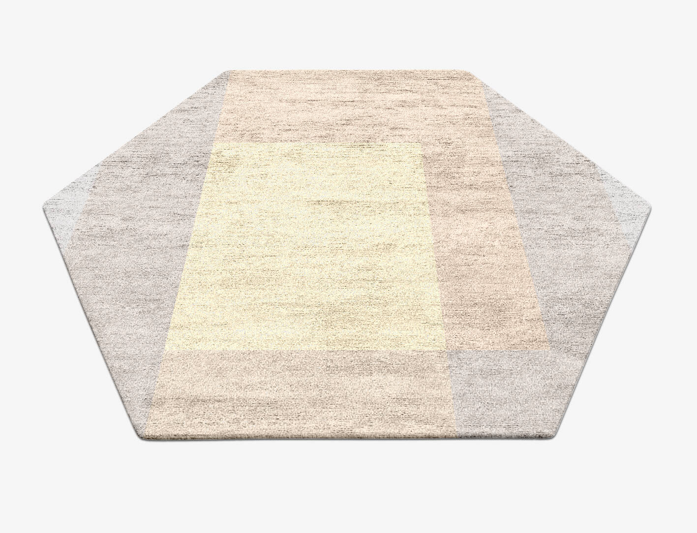 Goya  Hexagon Hand Tufted Bamboo Silk Custom Rug by Rug Artisan