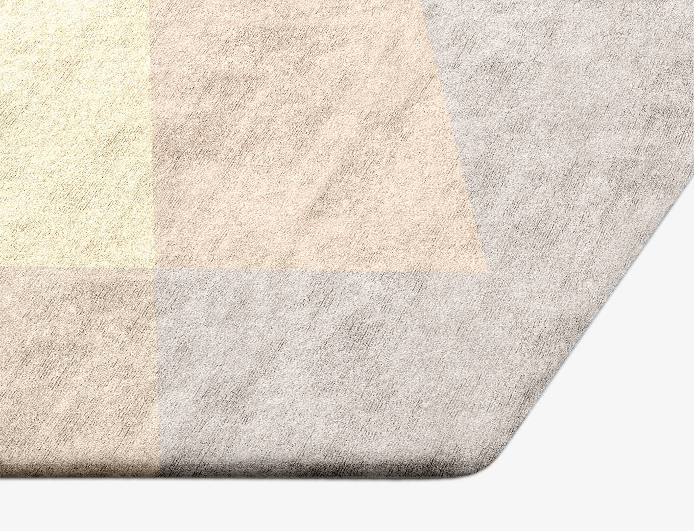 Goya  Hexagon Hand Tufted Bamboo Silk Custom Rug by Rug Artisan