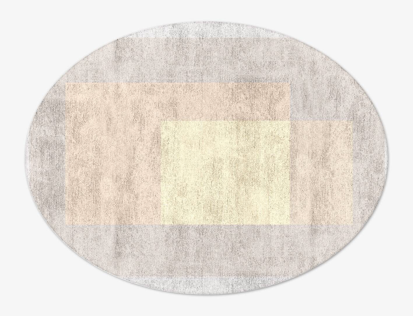 Goya  Oval Hand Tufted Bamboo Silk Custom Rug by Rug Artisan