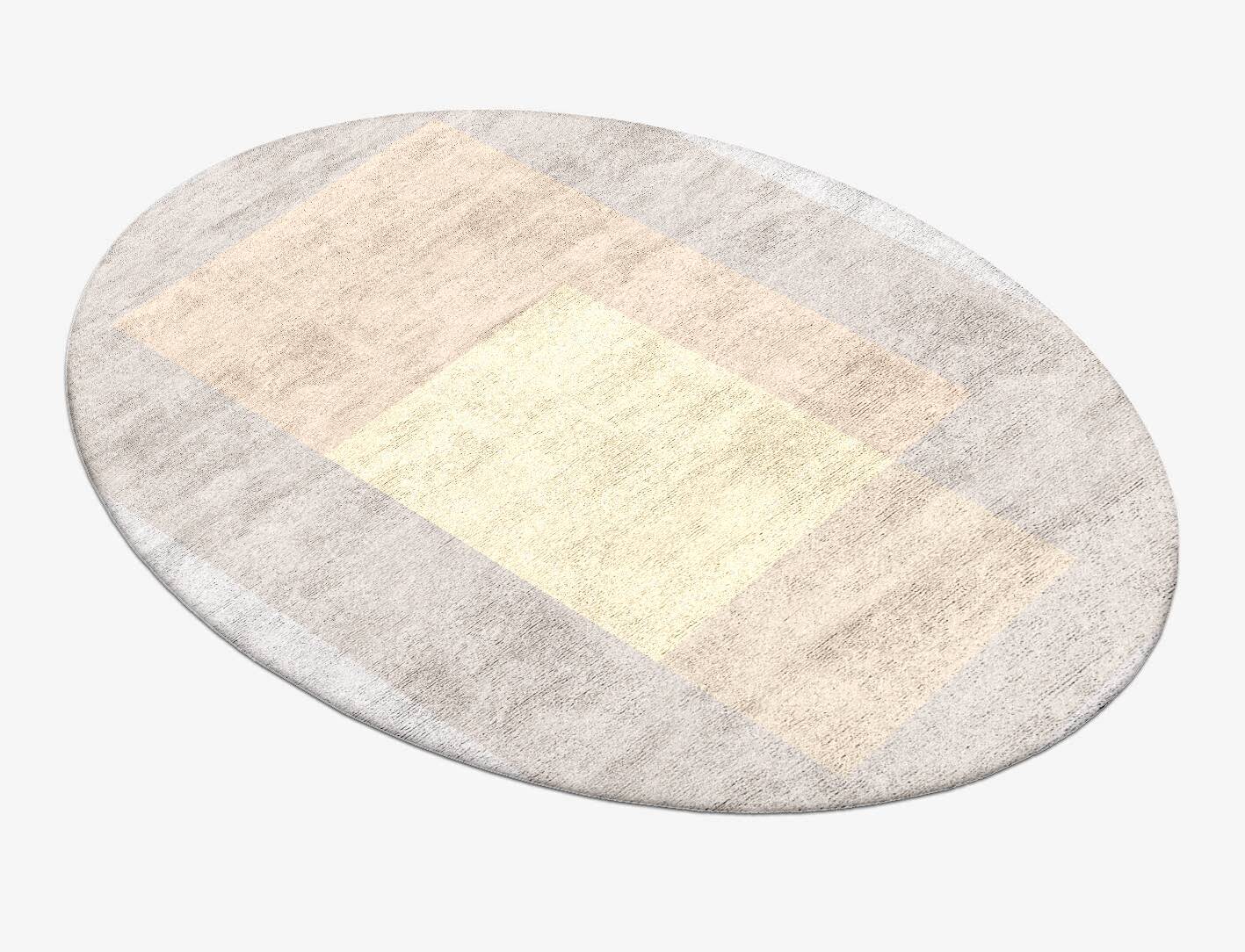 Goya  Oval Hand Tufted Bamboo Silk Custom Rug by Rug Artisan