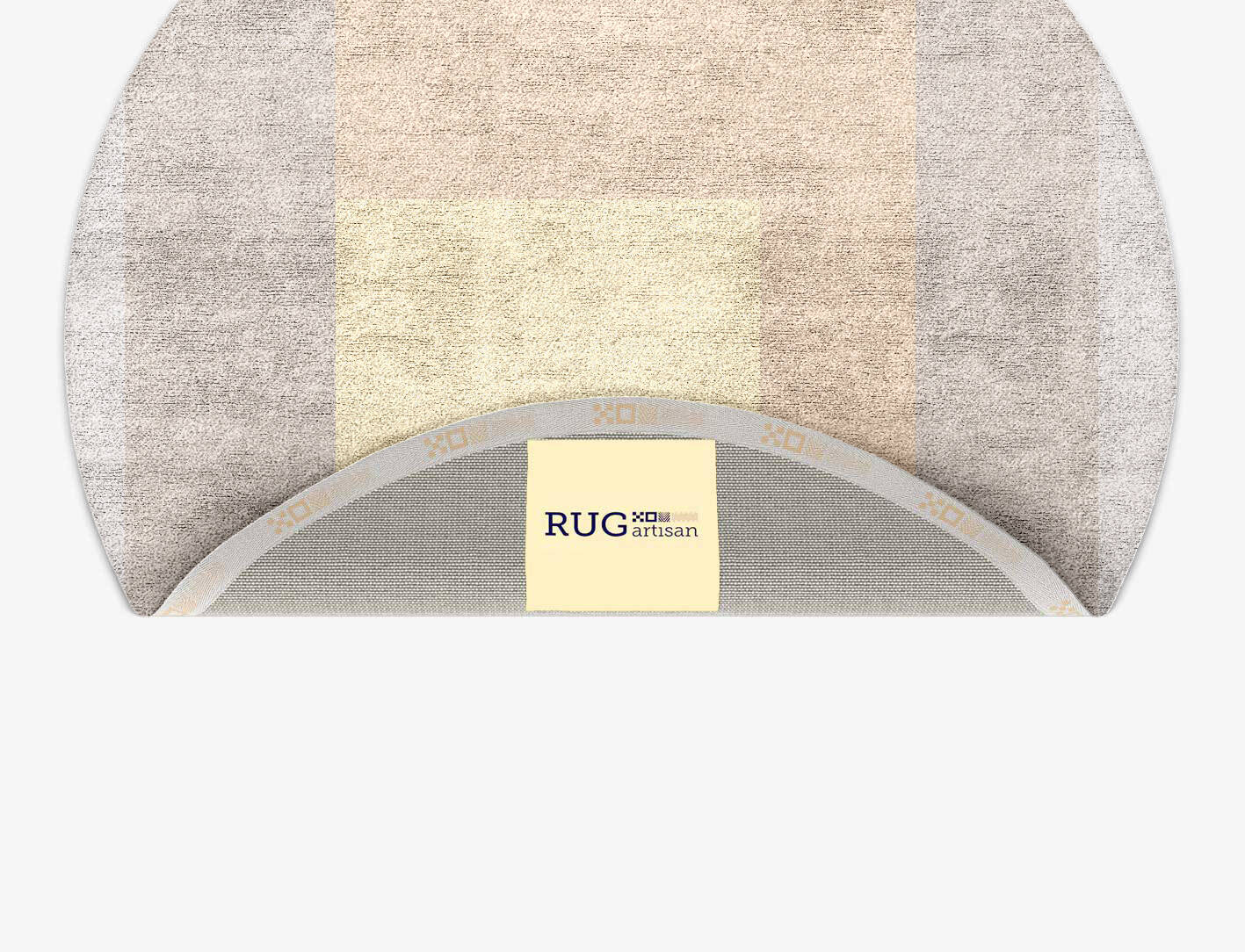 Goya  Round Hand Tufted Bamboo Silk Custom Rug by Rug Artisan