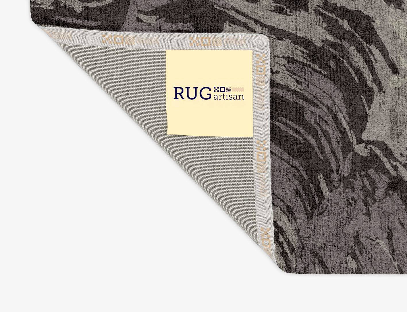 Gradient Brush Strokes Rectangle Hand Tufted Bamboo Silk Custom Rug by Rug Artisan
