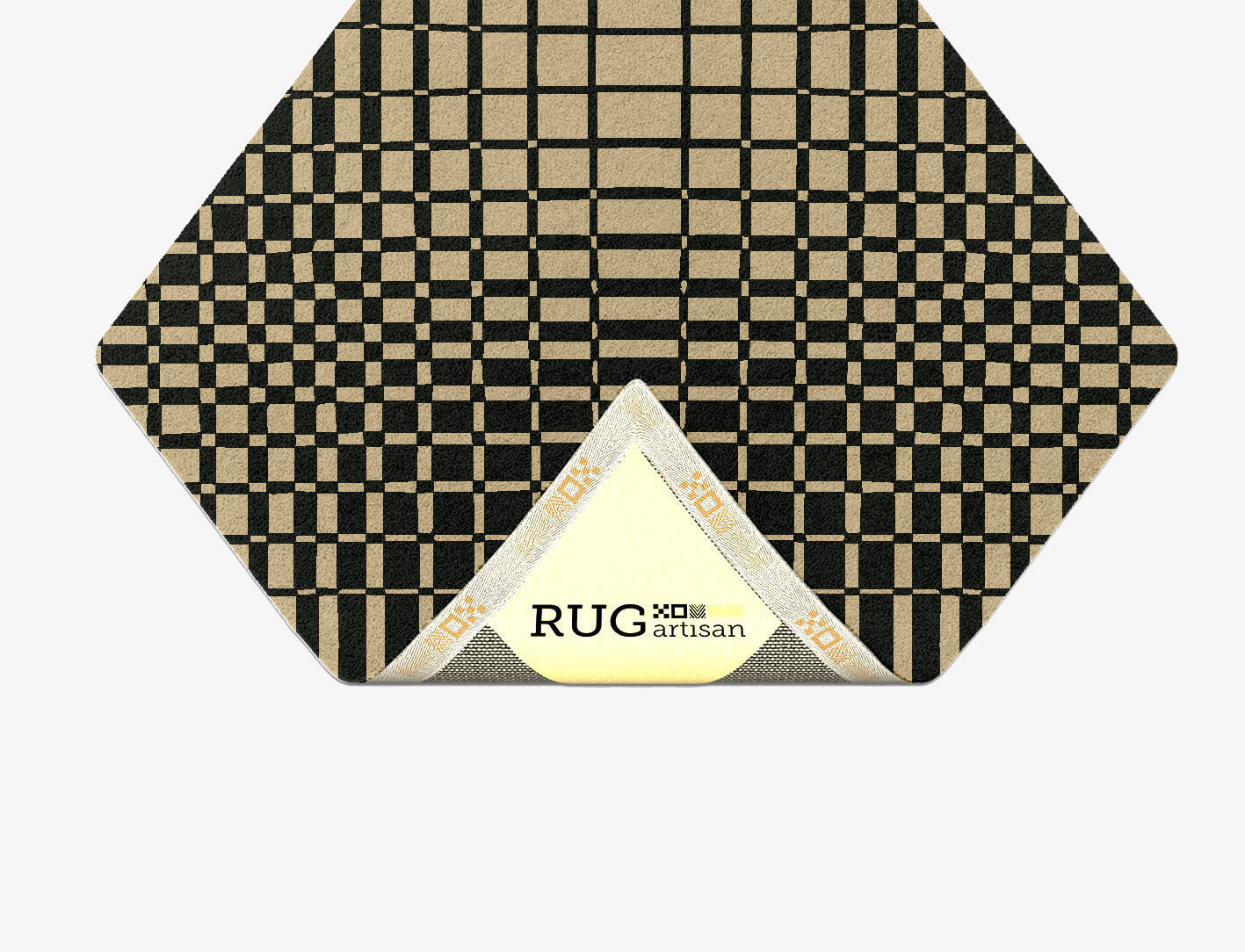 Grafix Modern Geometrics Diamond Hand Tufted Pure Wool Custom Rug by Rug Artisan