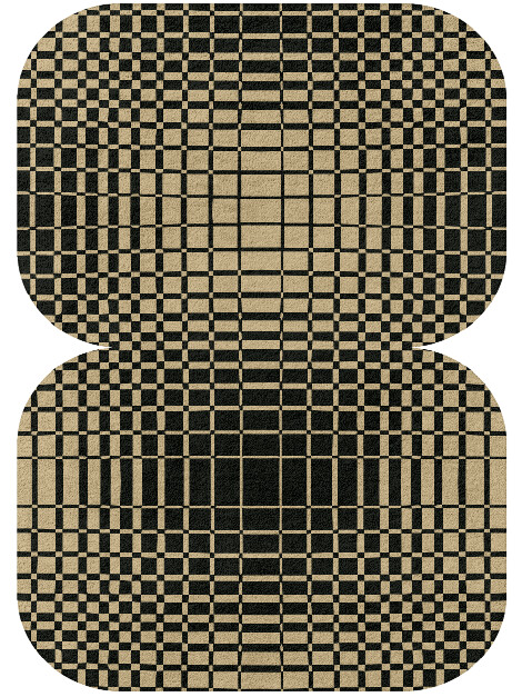 Grafix Modern Geometrics Eight Hand Tufted Pure Wool Custom Rug by Rug Artisan