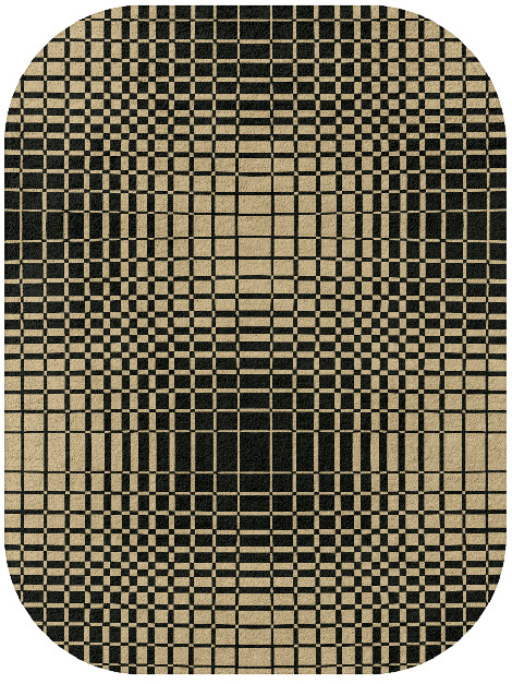 Grafix Modern Geometrics Oblong Hand Tufted Pure Wool Custom Rug by Rug Artisan
