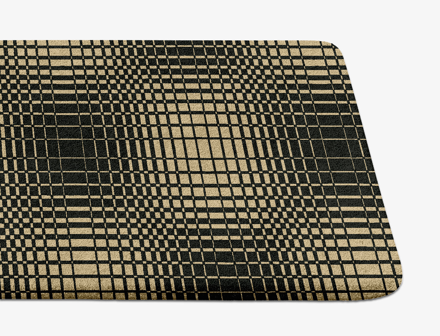 Grafix Geometric Runner Hand Tufted Pure Wool Custom Rug by Rug Artisan
