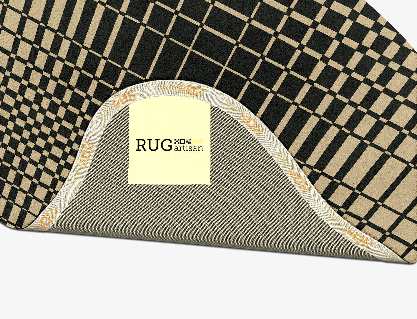 Grafix Modern Geometrics Splash Hand Tufted Pure Wool Custom Rug by Rug Artisan