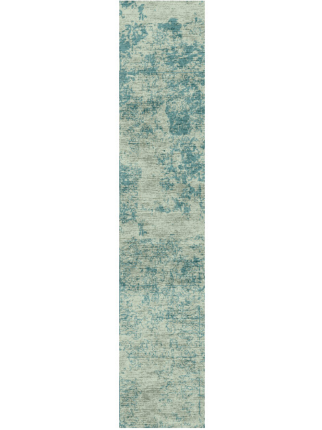 Graph Vintage Runner Hand Knotted Bamboo Silk Custom Rug by Rug Artisan