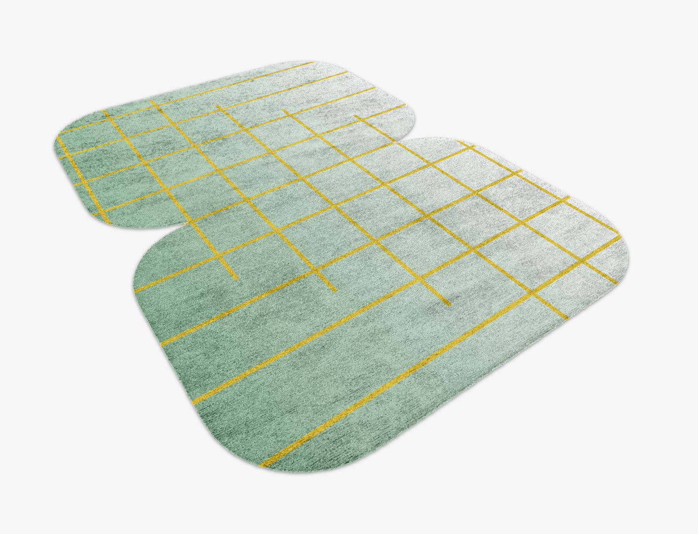 Grass Ombre Eight Hand Knotted Bamboo Silk Custom Rug by Rug Artisan