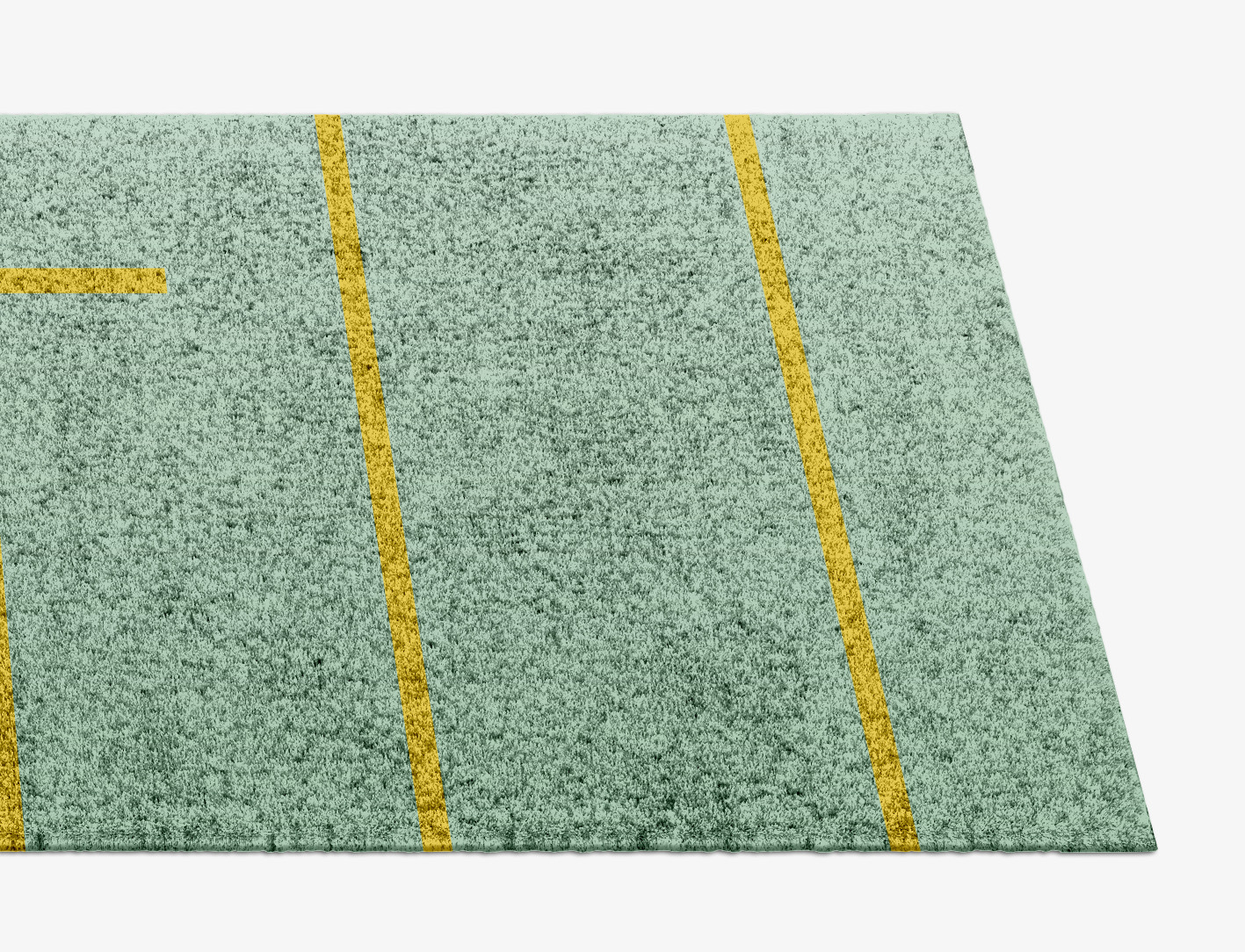Grass Ombre Runner Hand Knotted Bamboo Silk Custom Rug by Rug Artisan