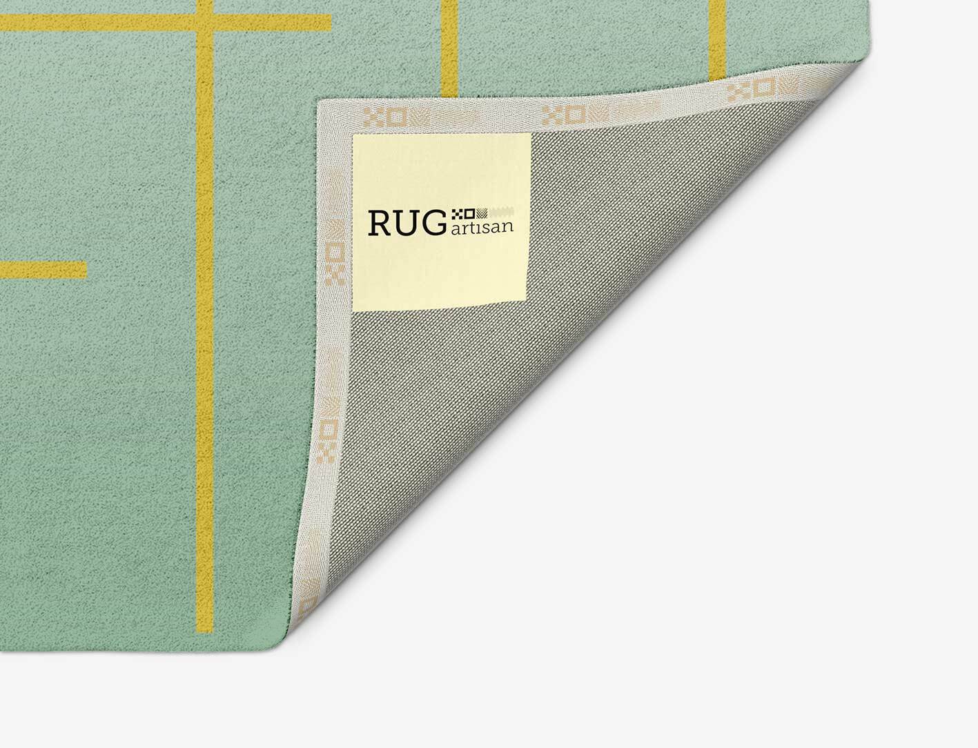 Grass Ombre Arch Hand Tufted Pure Wool Custom Rug by Rug Artisan