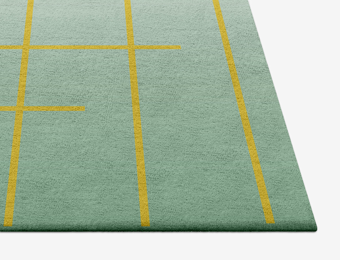 Grass Ombre Square Hand Tufted Pure Wool Custom Rug by Rug Artisan