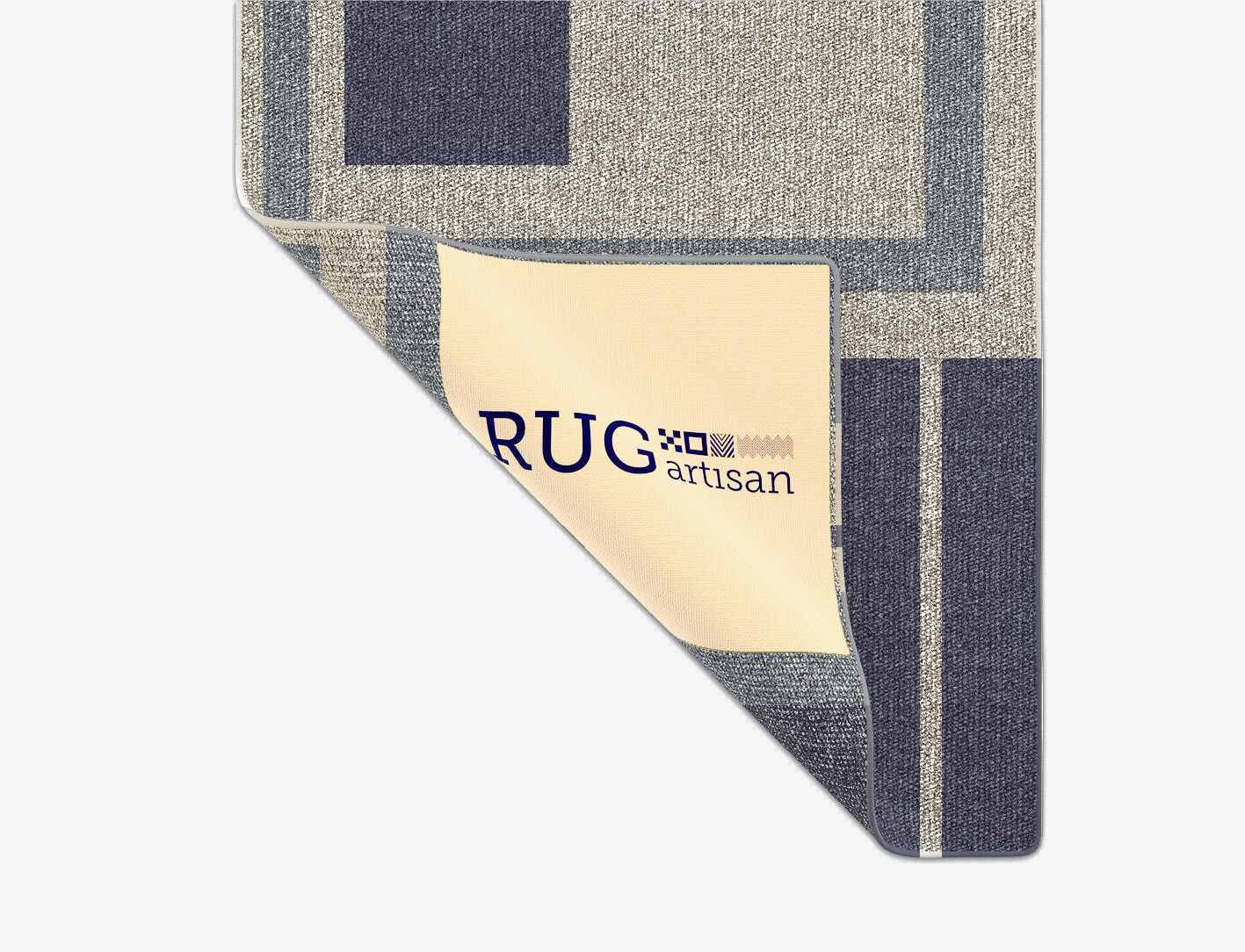 Grayscale Abstract Runner Flatweave New Zealand Wool Custom Rug by Rug Artisan