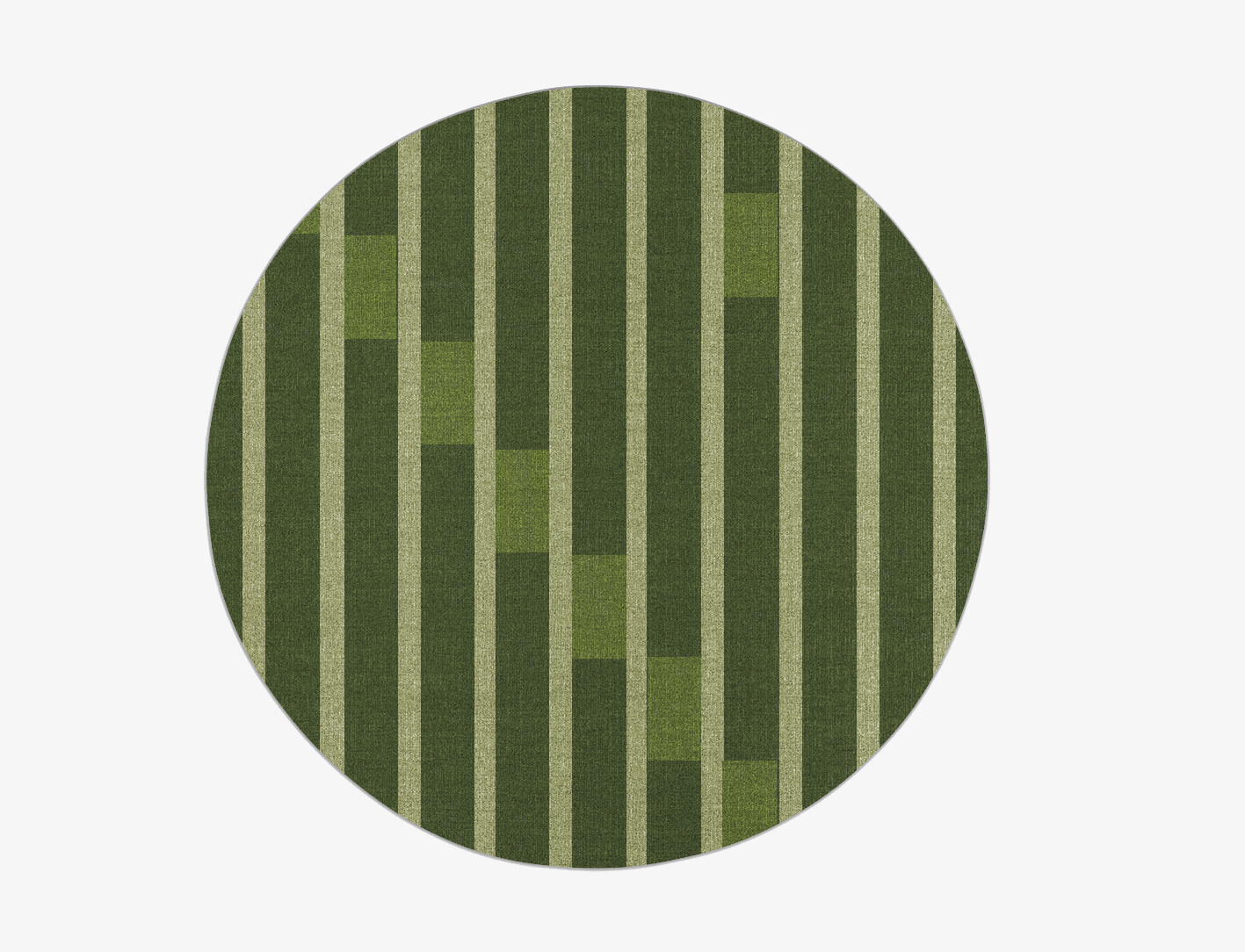 Greenwood Geometric Round Flatweave New Zealand Wool Custom Rug by Rug Artisan