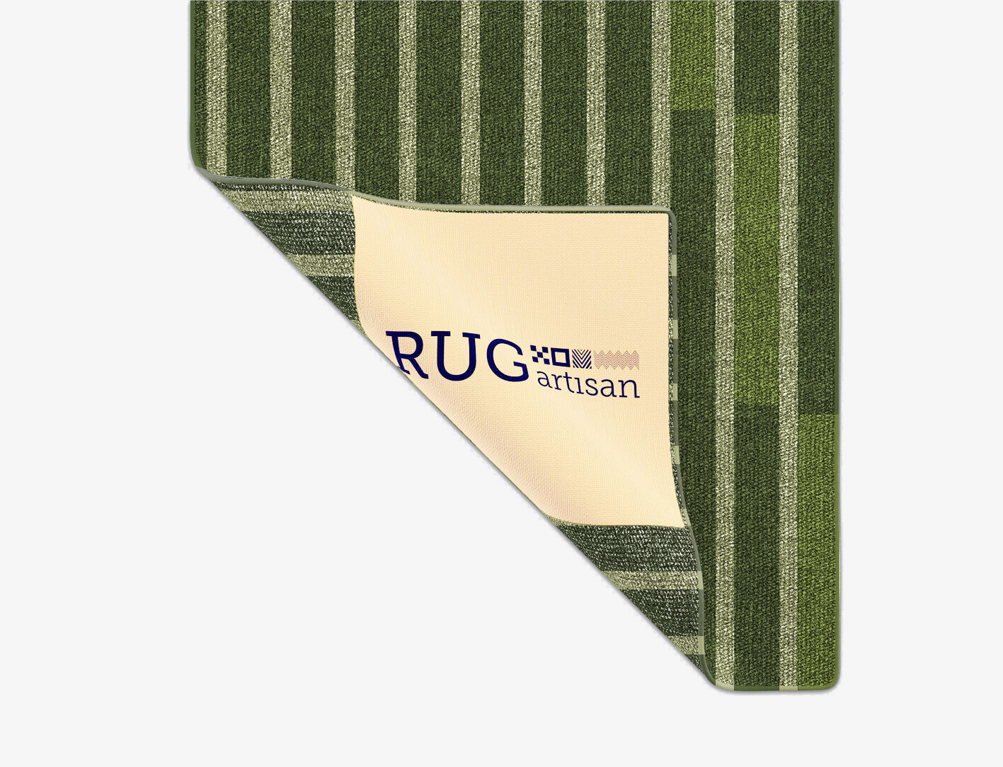 Greenwood Geometric Runner Outdoor Recycled Yarn Custom Rug by Rug Artisan