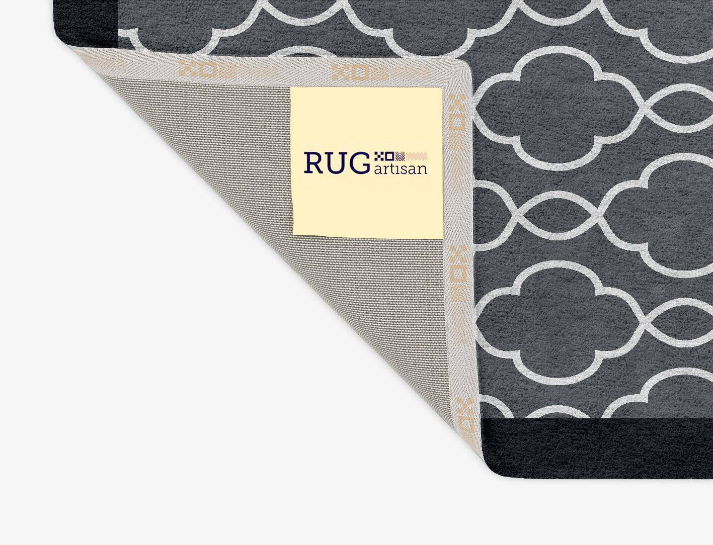 Grey Bluejay Monochrome Rectangle Hand Tufted Pure Wool Custom Rug by Rug Artisan