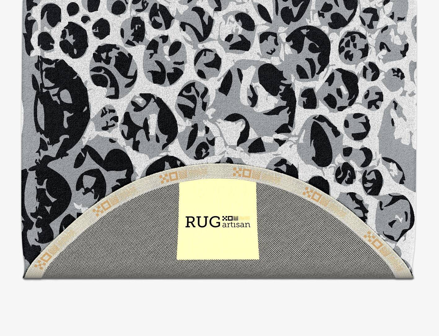 Grey Bubbles Monochrome Capsule Hand Tufted Pure Wool Custom Rug by Rug Artisan