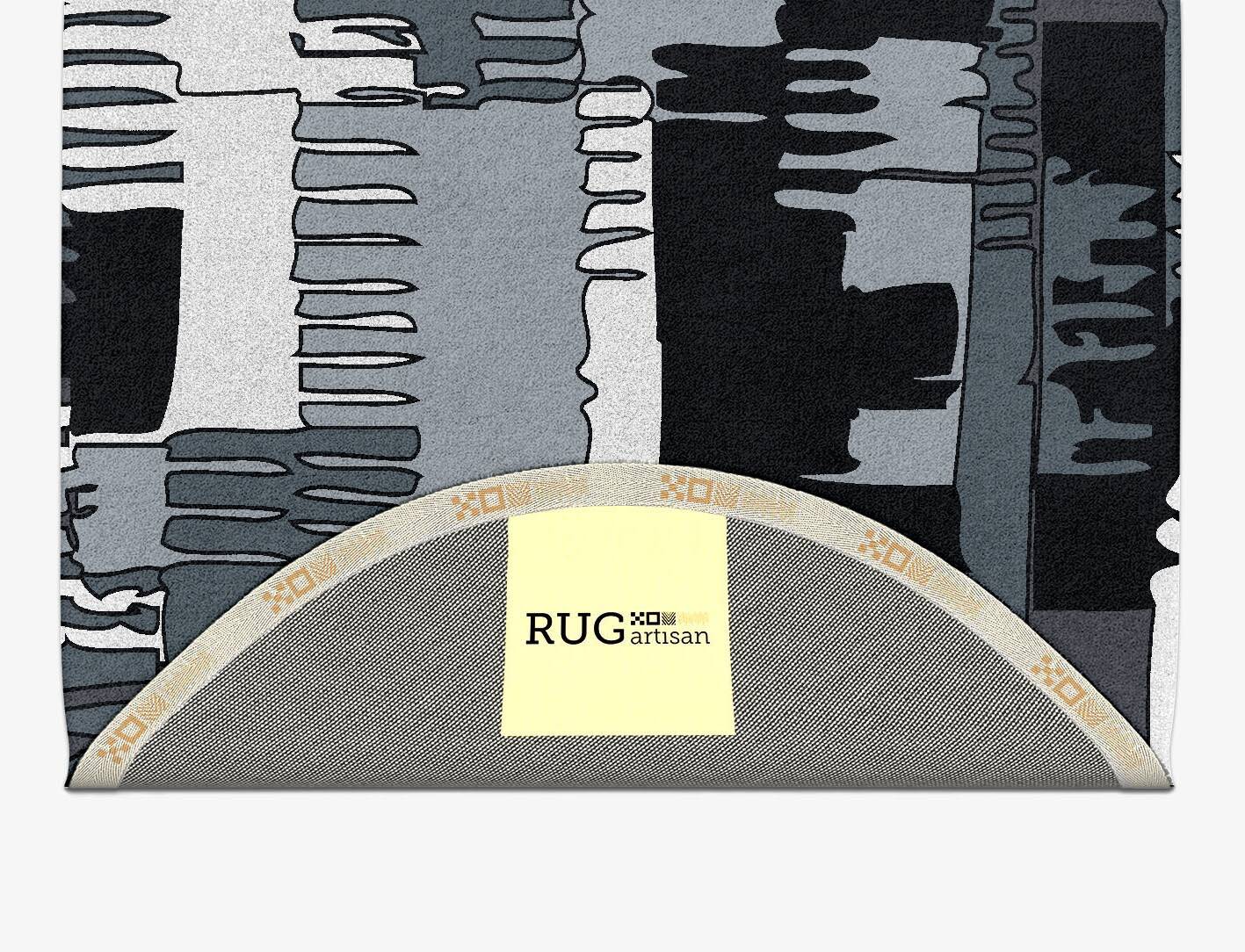 Grey Camb Monochrome Capsule Hand Tufted Pure Wool Custom Rug by Rug Artisan