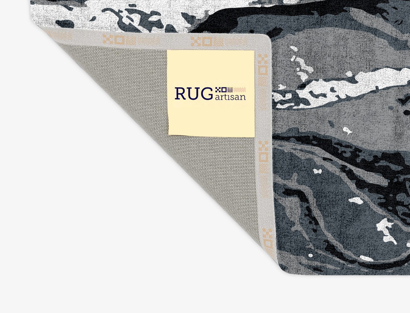 Grey Clay Monochrome Rectangle Hand Tufted Bamboo Silk Custom Rug by Rug Artisan
