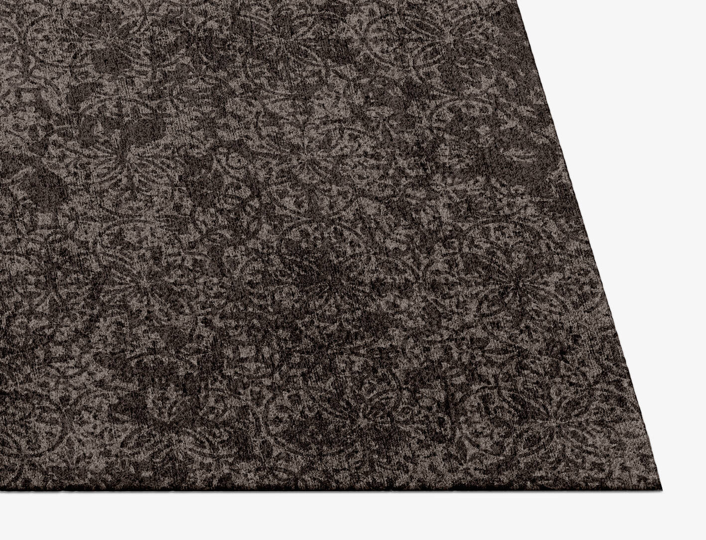 Grey Daze Vintage Rectangle Hand Knotted Bamboo Silk Custom Rug by Rug Artisan