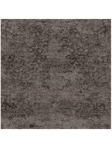 Grey Daze Vintage Square Hand Knotted Bamboo Silk Custom Rug by Rug Artisan