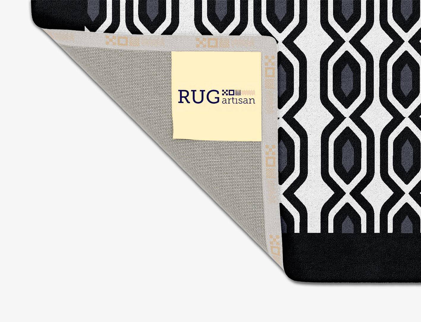 Grey Hive Monochrome Square Hand Tufted Pure Wool Custom Rug by Rug Artisan