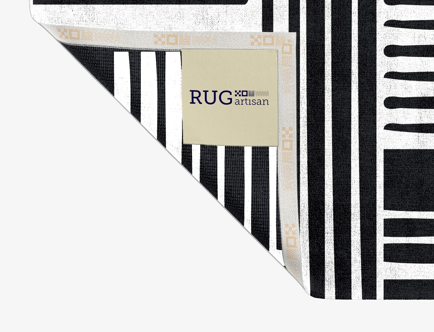 Grey Schema Monochrome Rectangle Hand Knotted Bamboo Silk Custom Rug by Rug Artisan