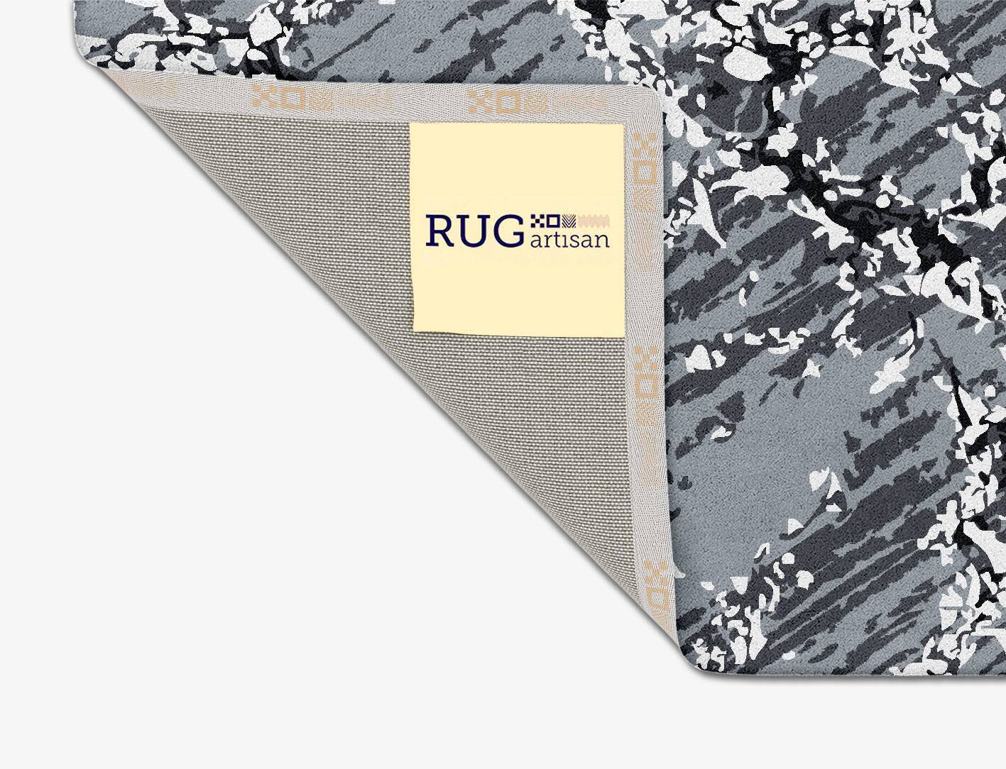 Grey Sear Monochrome Square Hand Tufted Pure Wool Custom Rug by Rug Artisan