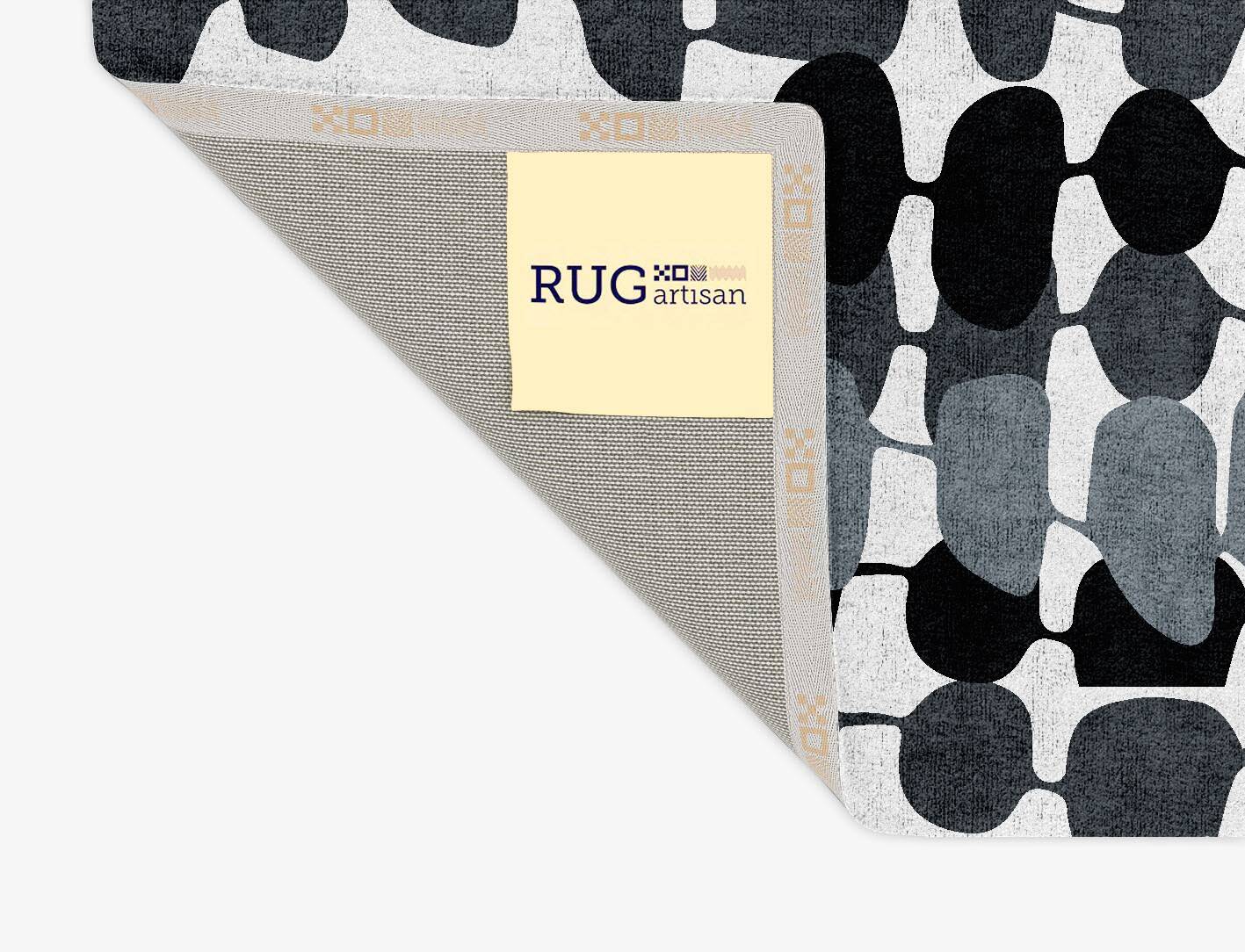 Grey Wax Monochrome Rectangle Hand Tufted Bamboo Silk Custom Rug by Rug Artisan