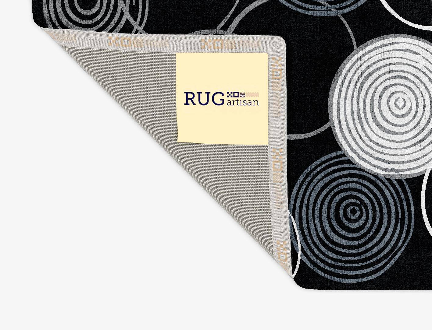 Greys Monochrome Rectangle Hand Tufted Bamboo Silk Custom Rug by Rug Artisan