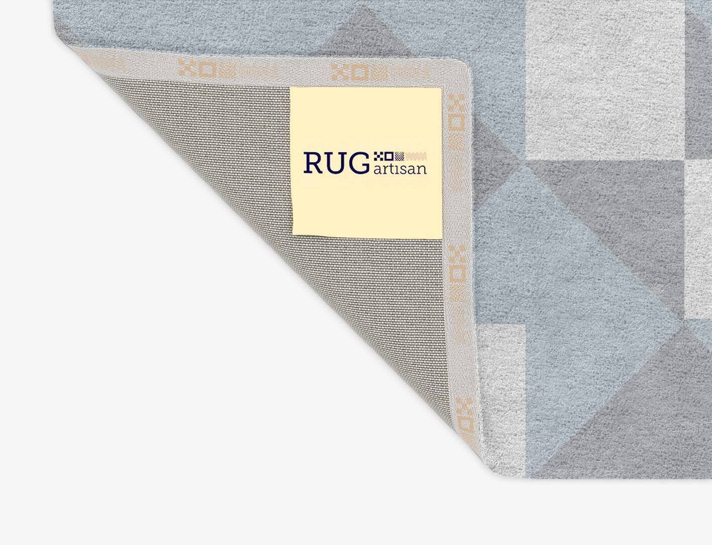Grid Geometric Rectangle Hand Tufted Pure Wool Custom Rug by Rug Artisan