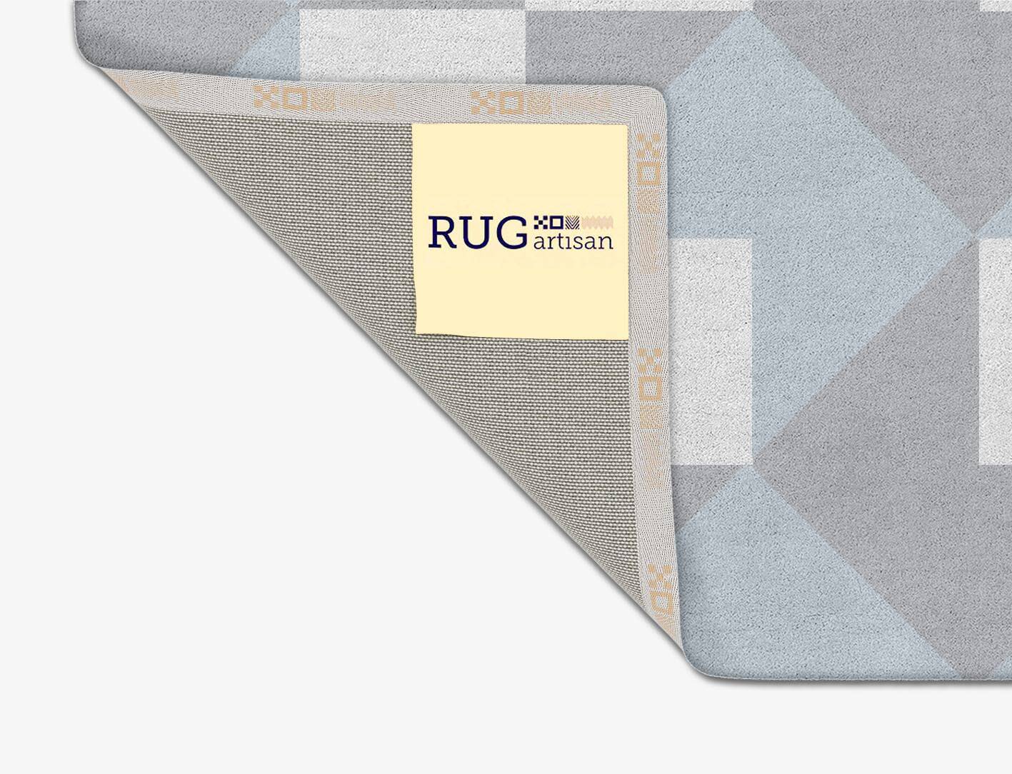 Grid Geometric Square Hand Tufted Pure Wool Custom Rug by Rug Artisan