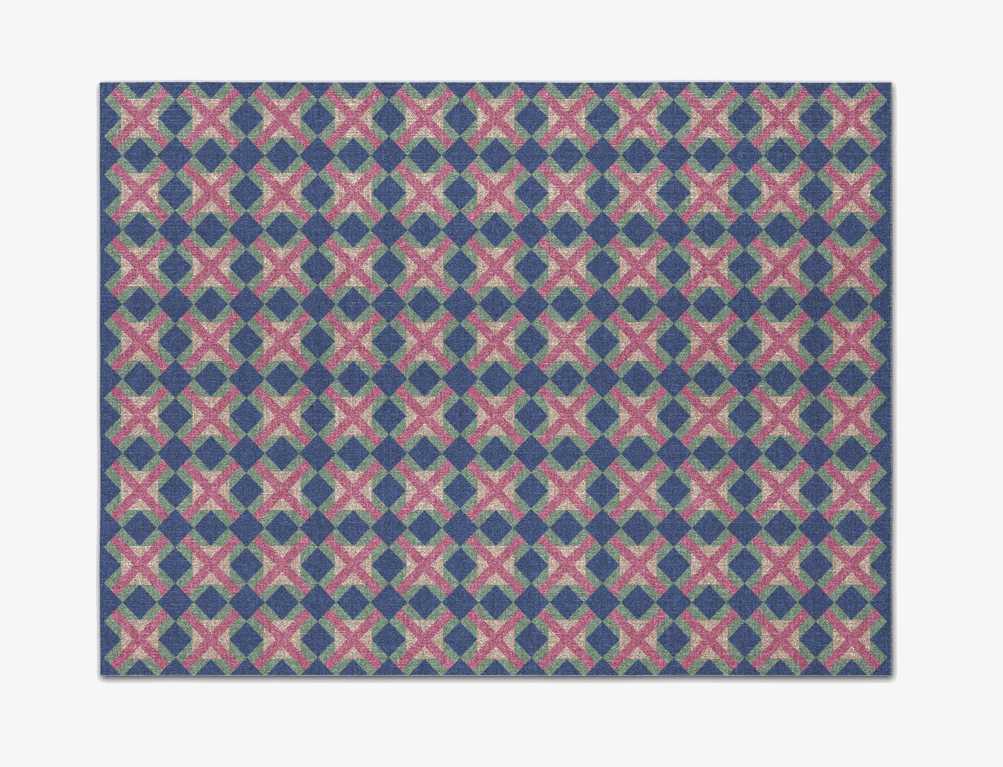 Griffon Geometric Rectangle Flatweave New Zealand Wool Custom Rug by Rug Artisan