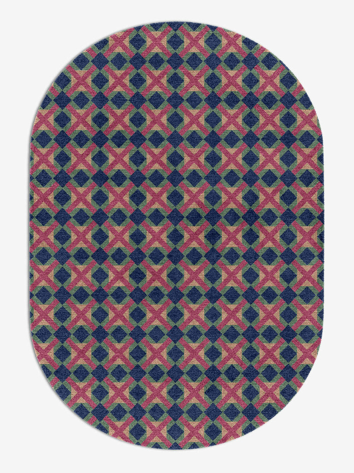 Griffon Geometric Capsule Hand Knotted Tibetan Wool Custom Rug by Rug Artisan