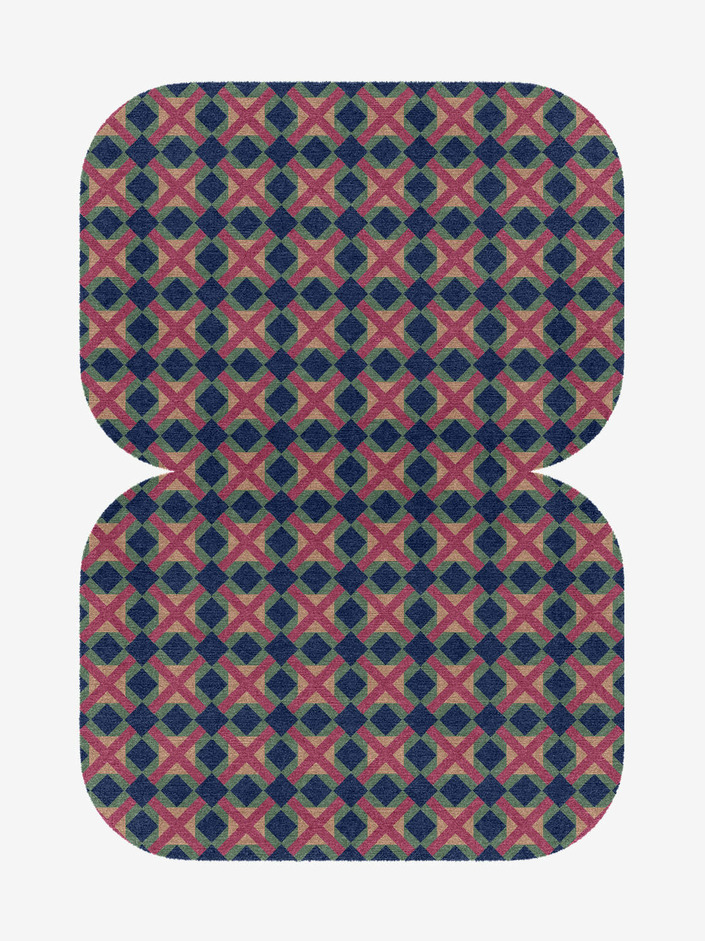 Griffon Geometric Eight Hand Knotted Tibetan Wool Custom Rug by Rug Artisan