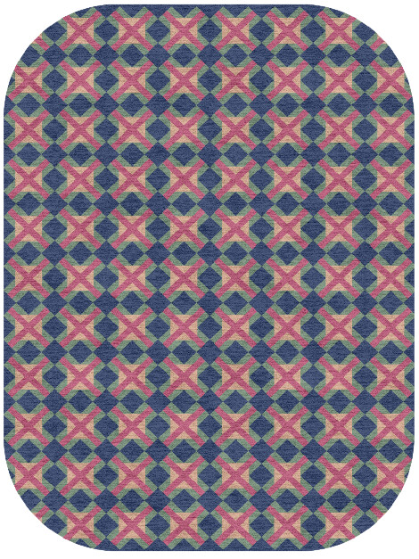 Griffon Geometric Oblong Hand Knotted Tibetan Wool Custom Rug by Rug Artisan