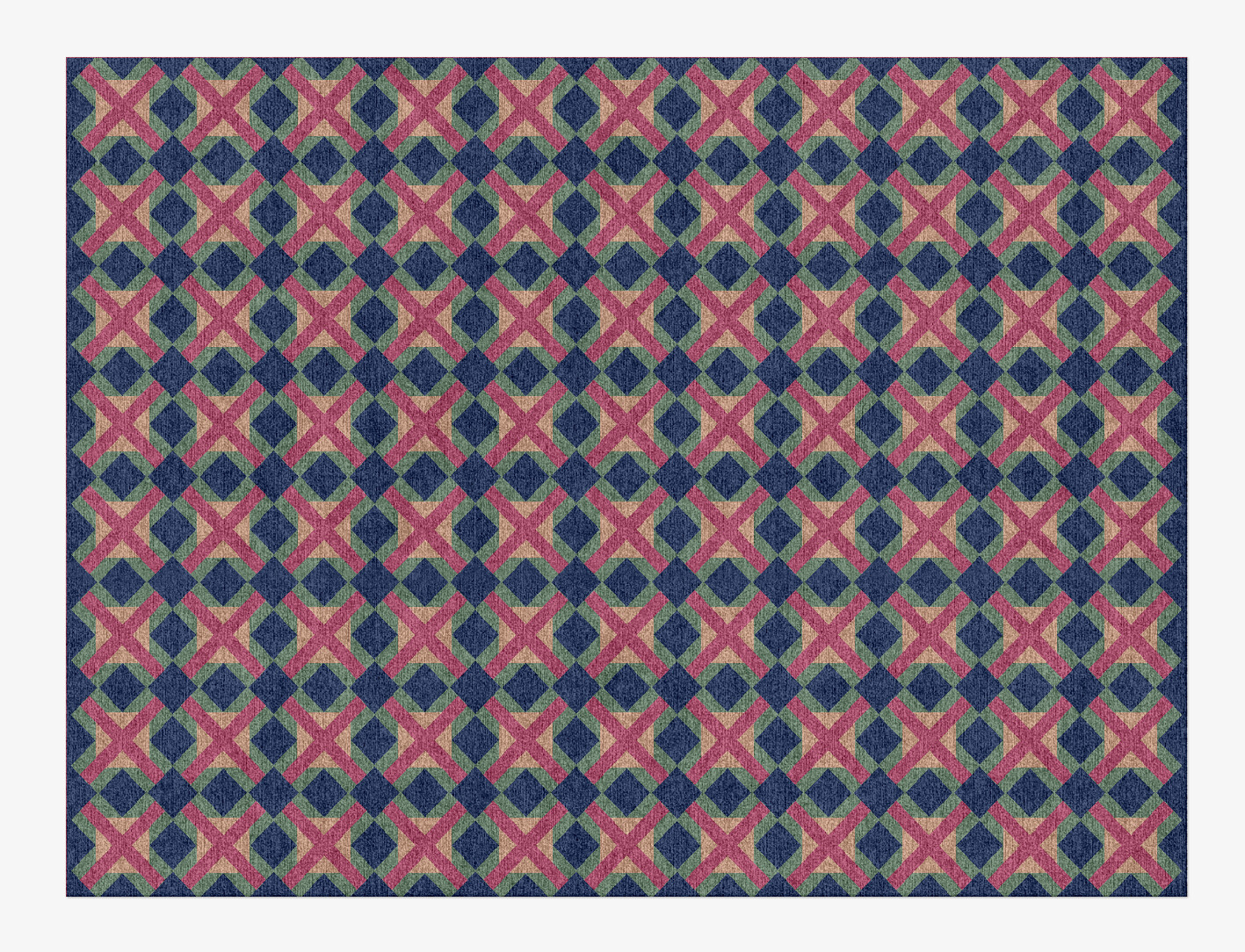 Griffon Geometric Rectangle Hand Knotted Tibetan Wool Custom Rug by Rug Artisan