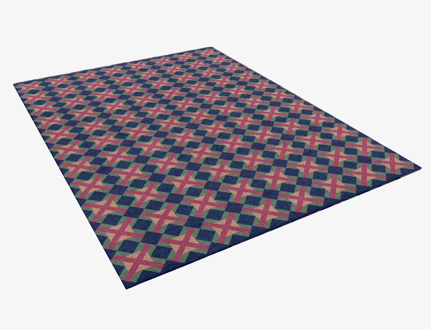 Griffon Geometric Rectangle Hand Knotted Tibetan Wool Custom Rug by Rug Artisan