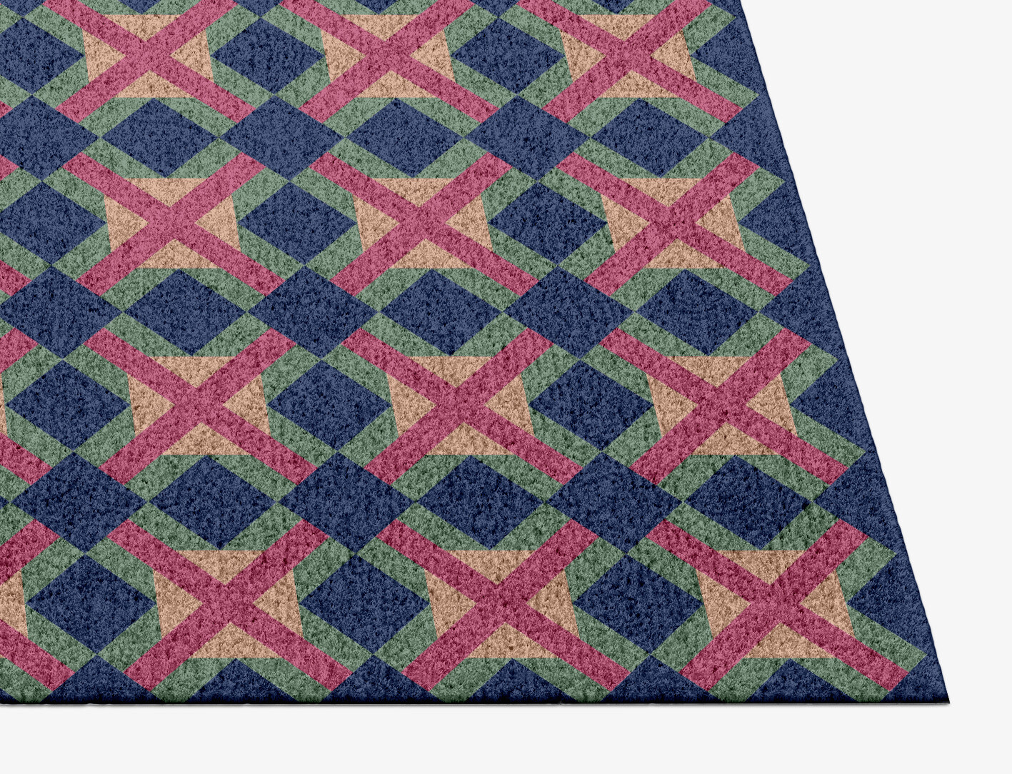 Griffon Geometric Rectangle Hand Knotted Tibetan Wool Custom Rug by Rug Artisan